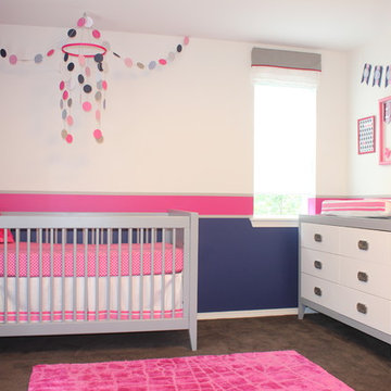 Seattle Pink & Navy Nursery