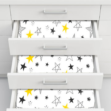 Stars Nursery Drawers Decor