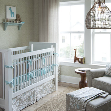 Taupe Suzani Crib Bedding Collection by Carousel Designs