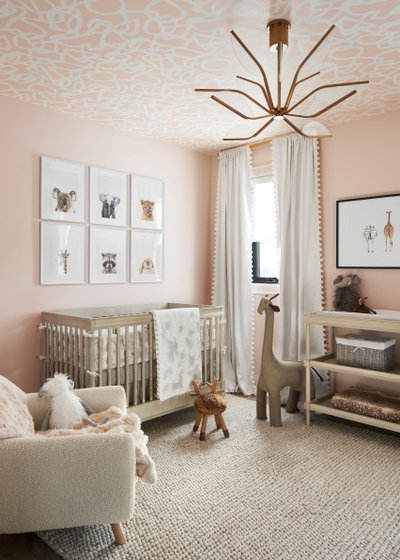 Transitional Nursery by Kenmore Homes