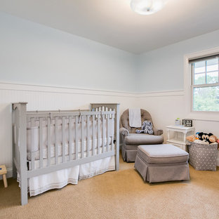 Example of a country nursery design in Minneapolis
