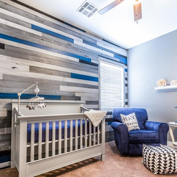 Wall Covering - Nursery Wall Knotty Alder