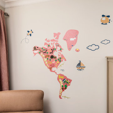 Wall Map for Nursery