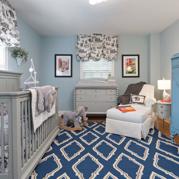 Gray And Blue Nursery Houzz