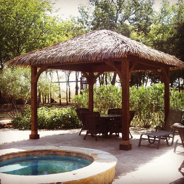 14' x 14' Waterproof Thatch Cabana