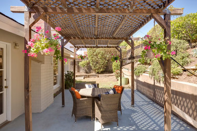 Inspiration for a coastal patio remodel in Santa Barbara