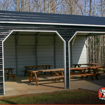 18x26 Metal Carport Covered Patio
