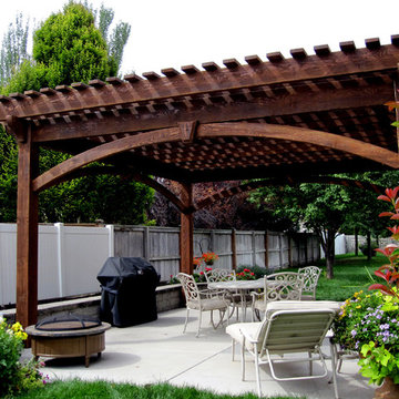 20' x 20' Timber Frame DIY Pergola Kit for Shade