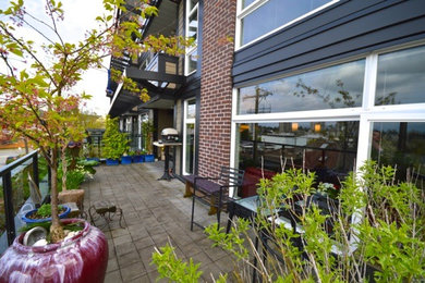 Patio - contemporary patio idea in Vancouver