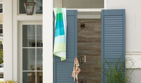 Outdoor Shower Style Steps It Up