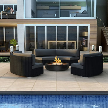 3-Pc Urbana Eclipse Outdoor Sectional Set by Harmonia Living