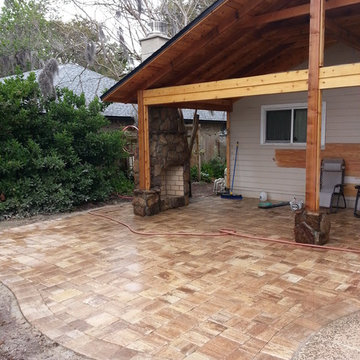 36' Fireplace, Summer Kitchen,Sand Dune Paver Patio