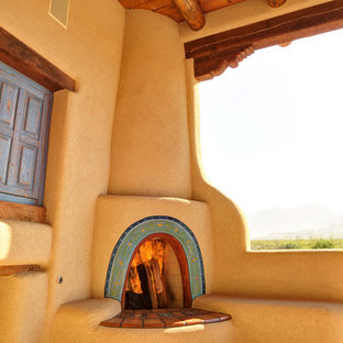 Immagine di un patio o portico stile americano
