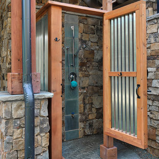 75 Beautiful Rustic Patio with an Outdoor Shower Pictures & Ideas ...