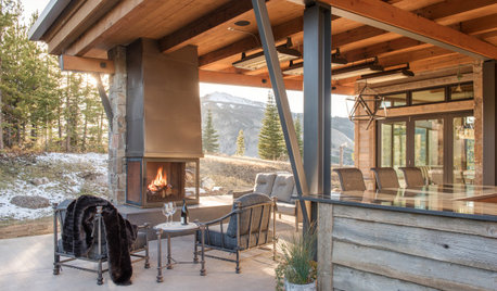 20 Covered Patios With Heartwarming Fireplaces