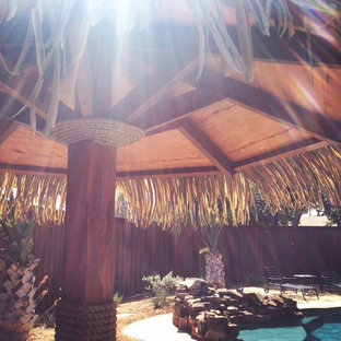 75 Most Popular Purple Outdoor with a Gazebo/Cabana Design Ideas for