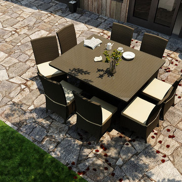 9 Piece Hampton Dining Set by Forever Patio