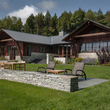 A Contemporary Landscape in Southern Vermont