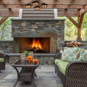 A Landscaper's Dream | Statement Fireplace