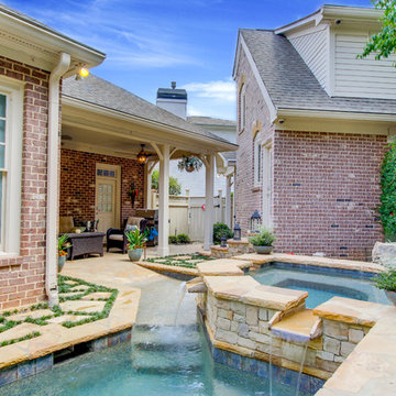 A unique pool design for a small space