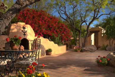 Mediterraner Patio in Phoenix