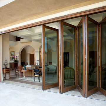 AG Millworks Movable Wall Systems - Decorative bi-fold french patio doors