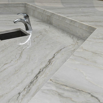 White Pearl Marble Countertop