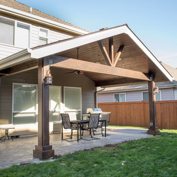 Albany Gable Patio Cover with small Hipped cover