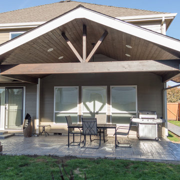Albany Gable Patio Cover with small Hipped cover