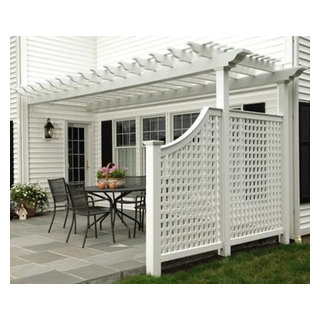 Alfresco Cellular PVC Pergola - Traditional - Patio - Boston - by Walpole  Outdoors | Houzz NZ