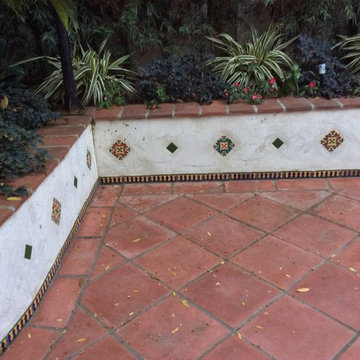 Antique Reproduction Tile Fountain