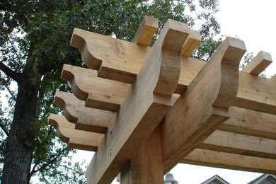 Inspiration for a patio remodel in San Diego with a pergola