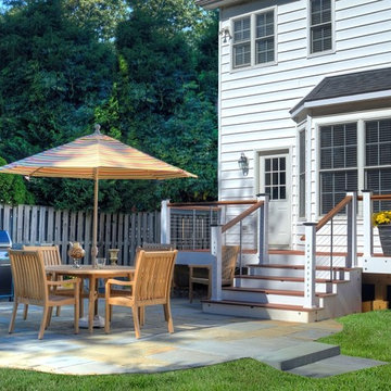 Arlington Deck with Cable Railing