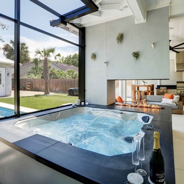 Atlantic Beach Modern Backyard
