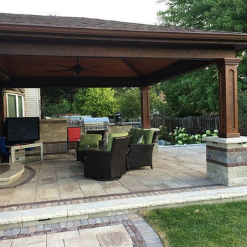 Attached Structure Renovation with Fire Pit