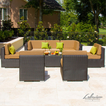 Avery Island 7-Person Patio Conversation Set