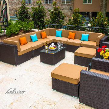 Avery Island 9-Person Patio Sectional Set