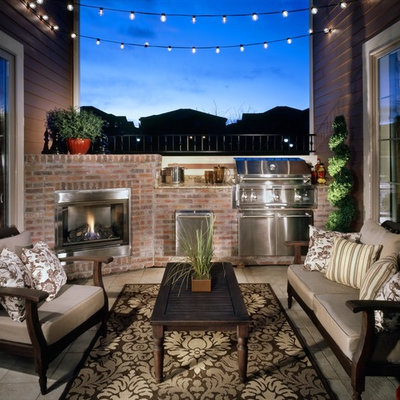 Patio - traditional patio idea in Denver