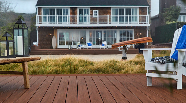 Beach Style Patio by TimberTech