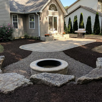 Back Yard Patio and Fire Pit