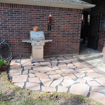 Back Yard Project in Spring Valley Village, Texas