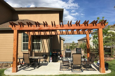Patio - backyard patio idea in Denver