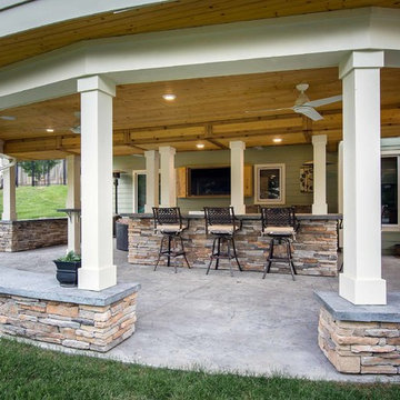 Backyard Makeover Creates Multiple Entertainment Areas