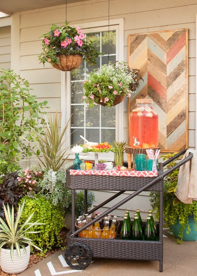 Shabby-chic Style Patio by DeGoey Designs
