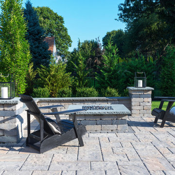 Backyard Poolside Design in Long Island, NY