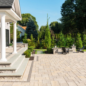 Backyard Poolside Design in Long Island, NY