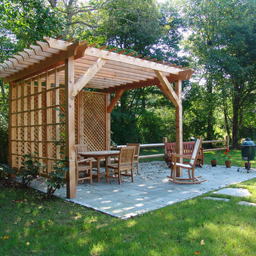 Backyard Renovations- Custom Pergola and patio