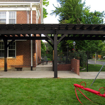Backyard Shade with Over Size Timber Frame DIY Pergola Kit