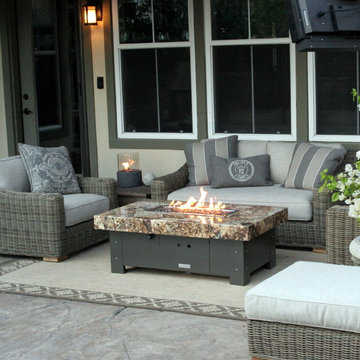 Balboa Fire pit table by COOKE