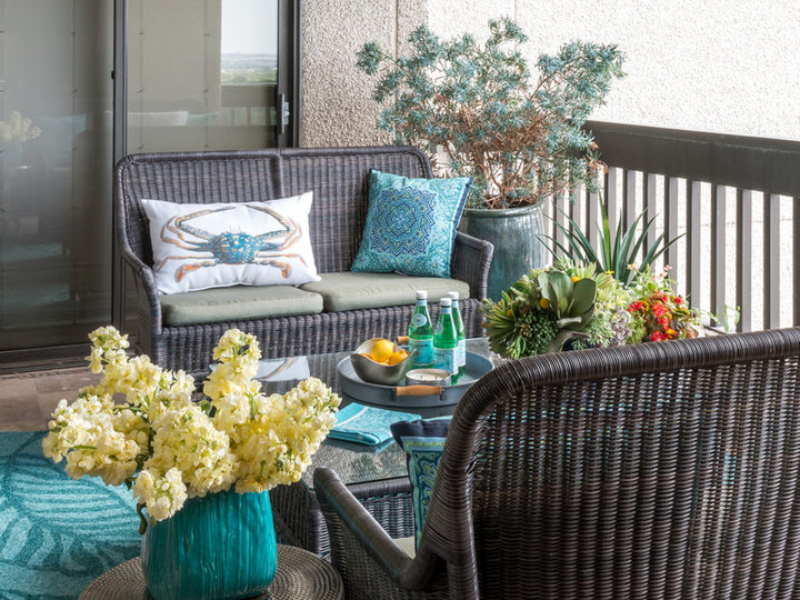 Transitional Patio - Tile